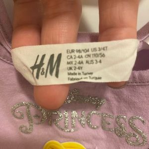 Purple DISNEY PRINCESS DRESS, size 2-4 yrs, H AND M